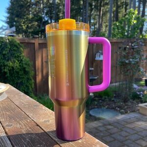NEW Starbucks Stanley Summer Sunset Gradient 2024 Limited Edition 40oz Tumbler